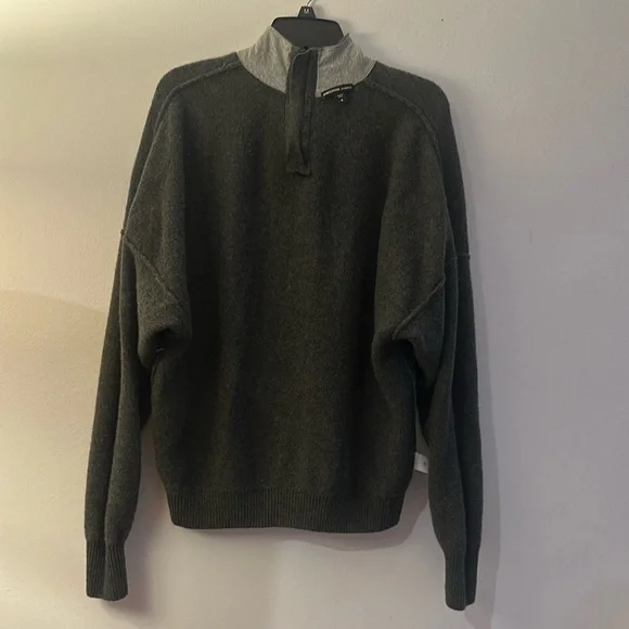 James Perse Dark Green Sweater Preloved